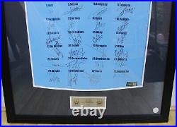 2015-16 Framed Man City Home Shirt Signed by Entire Squad Ltd Ed 2 of 25 RARE