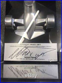 2017 Autosport Awards Table Centre Piece -Signed Nelson Piquet F1 Model