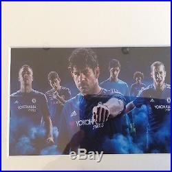 2017 Chelsea FC Premiership Winners Signed And Framed Shirt