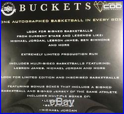 2019 Upper Deck UDA Buckets Signed Auto Basketball Sealed Box Lebron Jordan