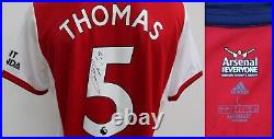 2021-22 Arsenal Home Shirt Signed by Thomas Partey No. 5 with COA (22075)
