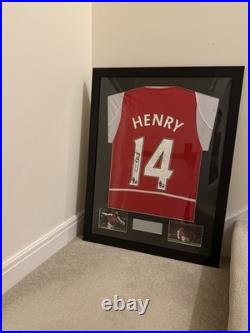 2 X Framed Arsenal Shirts Thierry Henry & Arsenal