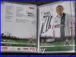37 Borussia Monchengladbach Signed Club Cards In Album Neuville Bradley Dante