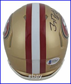 49ers Jerry Rice Authentic Signed Speed Mini Helmet Autographed BAS Witnessed