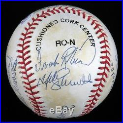 500 HR Signed Baseball With11 Mickey Mantle Ted Williams Willie Mays JSA COA