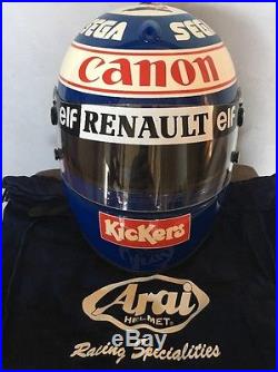 ALAIN PROST 1993 HELMET Replica Numbered 04/12 & Signed (Full Size 11 Scale)