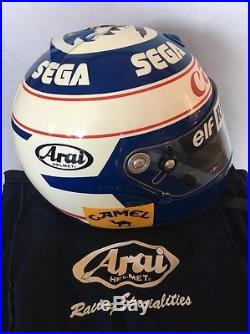 ALAIN PROST 1993 HELMET Replica Numbered 04/12 & Signed (Full Size 11 Scale)