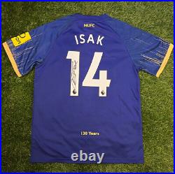 ALEXANDER ISAK Signed Shirt Newcastle United FC Premier League COA