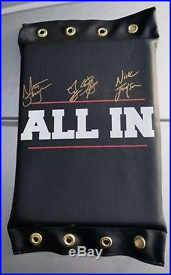 ALL IN Turnbuckle SIGNED Pad Wrestling NJPW ROH WWE WWF THE IMPACT BULLET CLUB