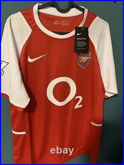 ARSENE WENGER Personally Hand signed 03/04 INVINCIBLES Shirt with COA
