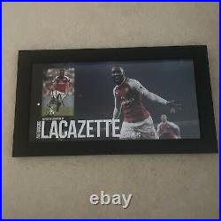 AUTHENTIC Alexander Lacazette signed photo