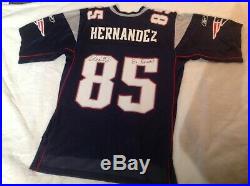 Aaron Hernandez Autographed Signed Rookie Year #85 Jersey NFL patriots