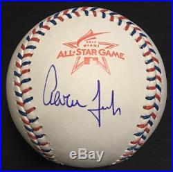 Aaron Judge signed Official 2017 All star game baseball Fanatics MLB holo COA
