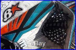 Aaron dell rookie 2016-17 game-used signed glove and blocker san jose sharks