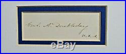 Abner Doubleday Signed Auto Autograph Photo Display Jsa/dna Rarer Than Babe Ruth
