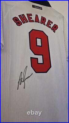 Alan Shearer Hand Signed England 98 Shirt