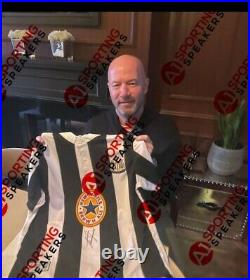 Alan Shearer Hand Signed Newcastle Football Shirt With COA £149