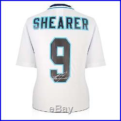 Alan Shearer Signed England Euro 1996 Football Shirt Autographed Soccer Jersey