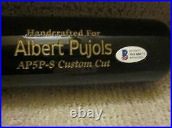 Albert Pujols Cardinals Angels Signed Marucci Game Model AP5P-S Bat BAS Auth