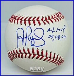 Albert Pujols NL MVP 05, 08, 09 Signed MLB Baseball Beckett BAS Witnessed COA