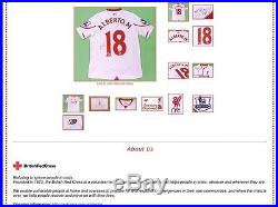 Alberto Moreno #18 Signed & Match worn Shirt Liverpool FC v Man United Red Cross