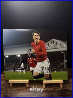 Alejandro Garnacho autographed Photo