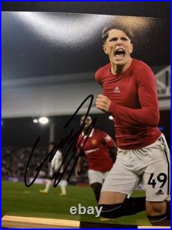 Alejandro Garnacho autographed Photo