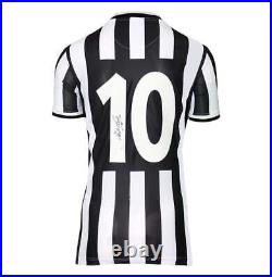 Alessandro Del Piero Back Signed Juventus 1994-95 Home Shirt with Fan Style Numb