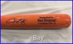 Alex Bregman Signed Marcucci Game Model Orange Bat Astros MLB Authentication
