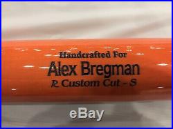 Alex Bregman Signed Marcucci Game Model Orange Bat Astros MLB Authentication