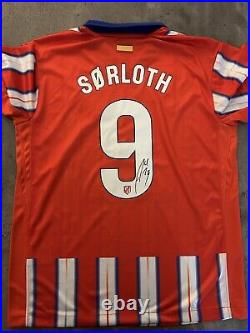 Alexander Sorloth Atletico Madrid 2024/25 Signed Shirt /