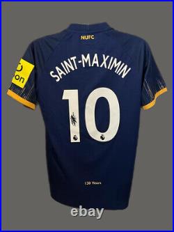 Allan Saint-Maximin Signed Newcastle 22/23 Official Away Shirt COA