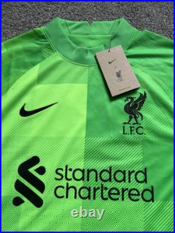 Allison Becker #1 Liverpool Goal Keeper Football Shirt with AFTAL COA & Proof