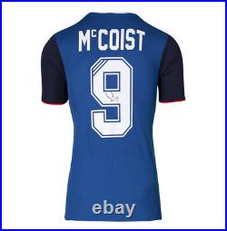 Ally McCoist Signed Rangers Shirt Training Shirt, Number 9 Gift Box