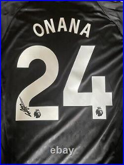 Andre Onana Signed Shirt With EXACT PROOF