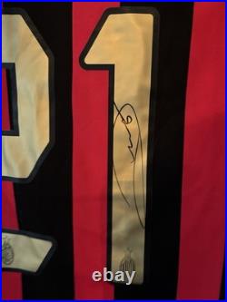 Andrea Pirlo Signed Ac Milan Shirt With COA And Photo Proof