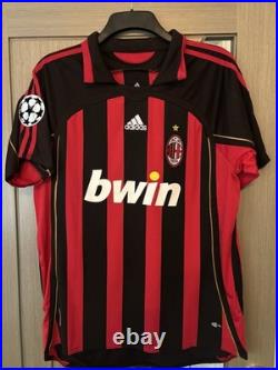 Andrea Pirlo Signed Ac Milan Shirt With COA And Photo Proof