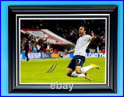 Andros Townsend Signed Photo Framed & COA Autograph Football England Poster