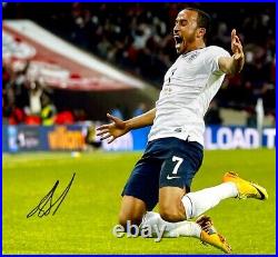 Andros Townsend Signed Photo Framed & COA Autograph Football England Poster