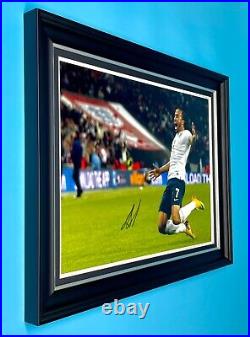 Andros Townsend Signed Photo Framed & COA Autograph Football England Poster