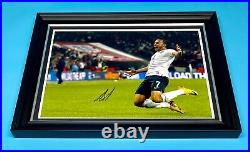 Andros Townsend Signed Photo Framed & COA Autograph Football England Poster