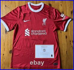 Andy Robertson Signed 2023-24 Liverpool Jersey