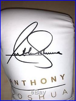 Anthony Joshua Signed Boxing Glove RARE LIMITED EDITION PROOF AFTAL COA (B)
