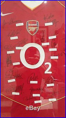 Arsenal 2005 FA Cup winning signed shirt