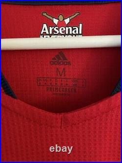 Arsenal 21/22 Home Authentic Player Issue Shirt Signed By Ramsdale & Lokonga
