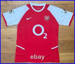 Arsene Wenger Hand Signed 02/03 Arsenal Invincibles Shirt with Photo Proof + COA