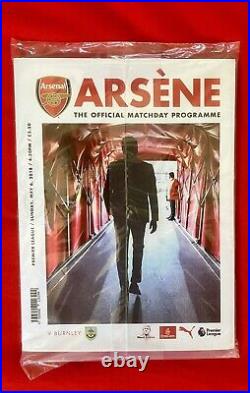 Arsene Wenger Memorabilia From Last Day- Including Original Autographed Ticket