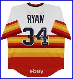 Astros Nolan Ryan HOF 99 Signed Nike 1980 Cooperstown Collection Jersey BAS
