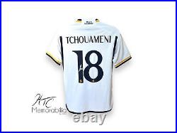 Aurelien Tchouameni Real Madrid Signed 23/24 Shirt COA Proof