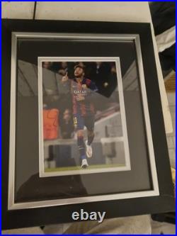 Authentic Hand Signed Neymar Jr 2015 Barcalona Photo